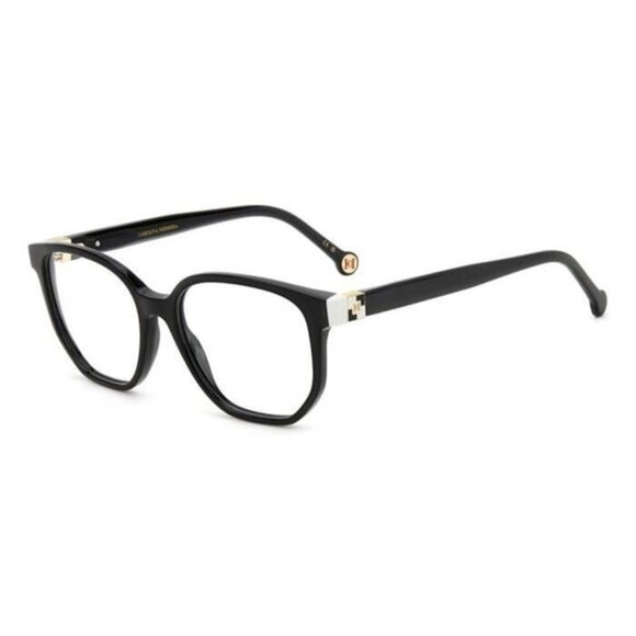 New AuthenticCAROLINA HERRERA Black Square Her 0241 80S Glasses Women